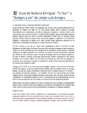 GuÂ¨Âªa de lectura bilingÂ¨Â¹e: Â¡Â°El SurÂ¡Â± y Â¡Â°Borges y yoÂ¡Â± de Jorge Luis Borges
