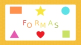 Shapes powerpoint presentation in Portuguese