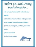 End of the Day Chart Boat Theme