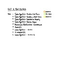 Pennsylvania Grade 8 Math Unit 2 - Analyze and Solve Linear Equations