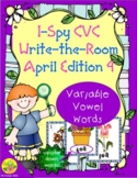 I-Spy CVC Mirror Words - Variable Vowel Words (April Edition) Set 4
