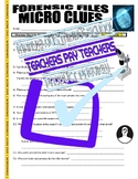 Forensic Files : Micro Clues (science / crime / law video worksheet / Sub)