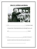 23rd Video - Crash Course Government - YouTube Worksheet W/ ANSWER KEY