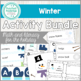 Winter - Preschool Math and Language Bundle