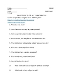 Natural World: My Life as a Turkey Video Quiz Movie Sheet