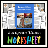 European Union Guided Reading Worksheet - European History