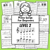 Easy Piano Course - Songs for Beginners Level 2 Sheet Music