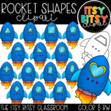 Space Clipart Rocket Shapes 2D Shape Clipart Itsy Bitsy Clipart