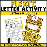 Pirate Letter Identification & Sounds Activity Alphabet ID Review / Intervention