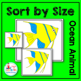 Ocean Animal Sort by Size Math Center