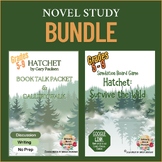 MIDDLE SCHOOL BOOK TALK PACKET & GALLERY WALK & GAME- Hatchet by Paulsen