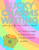 Lucky Charms Writing & Craft | March Writing, Craft & Bulletin board accents