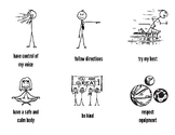 Physical Education Expectation Poster