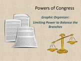 Powers of Congress Graphic Organizer