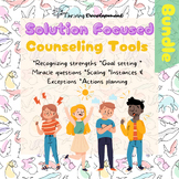 Solution-Focused Counseling Bundle| Counseling Tools, Board Game & Strengths
