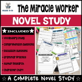 The Miracle Worker comprehension activities novel study