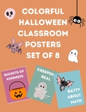 Colorful Halloween Posters | Bulletin Board | Vibrant