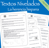 Mes de La Herencia Hispana Textos Nivelados/ Hispanic Heritage Leveled Texts