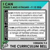 V9 I CAN | AUSTRALIAN CURRICULUM | YEARS 3 & 4 ITALIAN - FY10 SEQ.