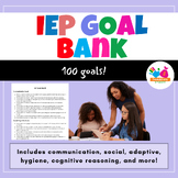 100 Editable IEP Goals for Special Education
