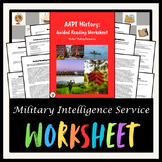 Military Intelligence Service Guided Reading Worksheet - AAPI History