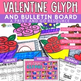 Valentine's Day Bulletin Board - Valentine Glyph Math Activities