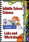 Middle School Science Labs and Worksheets