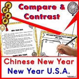 Chinese Lunar New Year U.S.A. Compare Contrast Informative Writing 