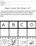 Object Letter Sort English Language Arts Worksheet