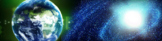 Earth Space Animated Banner for Google Classroom