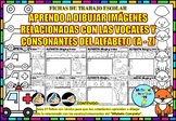 FICHAS - Dibujando ImÂ¨Â¢genes Relacionadas con el Alfabeto (A-Z) [IMPRIMIB.] |ABC|