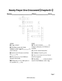 Ready Player One Crossword Puzzle (Chapter0-1) Printable Worksheet Activity