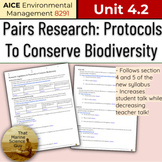 AICE Environmental | Pairs Research: Evaluating Protocols to Conserve Biodiversi