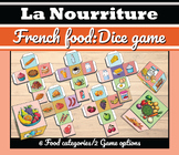 La nourriture : French Food Vocabulary - Dice game