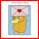 Valentine's Day Coordinate Plane Graphing Picture: Love Letter