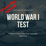 World War I Test