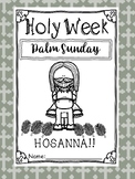 Palm Sunday Coloring EASTER Activity Worksheets