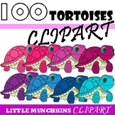 100 COLOR TORTOISE CLIPART