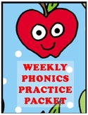 Phonics Practice Themed Weekly Assignment for in class or homework