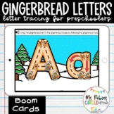 Gingerbread Letters - Christmas Letter Formation for Preschoolers - Boom Cards