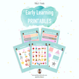 Early Learning Posters | Alphabet | Numbers | Shapes | Days of the Week | Pre-K