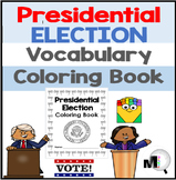 2024 Presidential Election & Inauguration Vocabulary Coloring Book