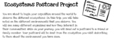 Ecosystems Postcard Project