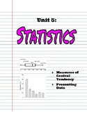 Low Key Math: 6th Grade The Statistics Unit and Answer Keys