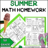 Summer 1st Grade Math Homework