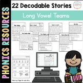 Decodable Reading Fluency Passages: Long Vowel Teams