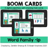 CVC Word Family -ip BOOM CARDS