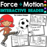 Force and Motion Interactive Science Reader for Push and Pull, Gravity and Speed