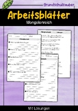 Mongol Empire | Worksheets with Questions + Answers | German