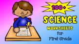 200+ Science Worksheets for First Grade